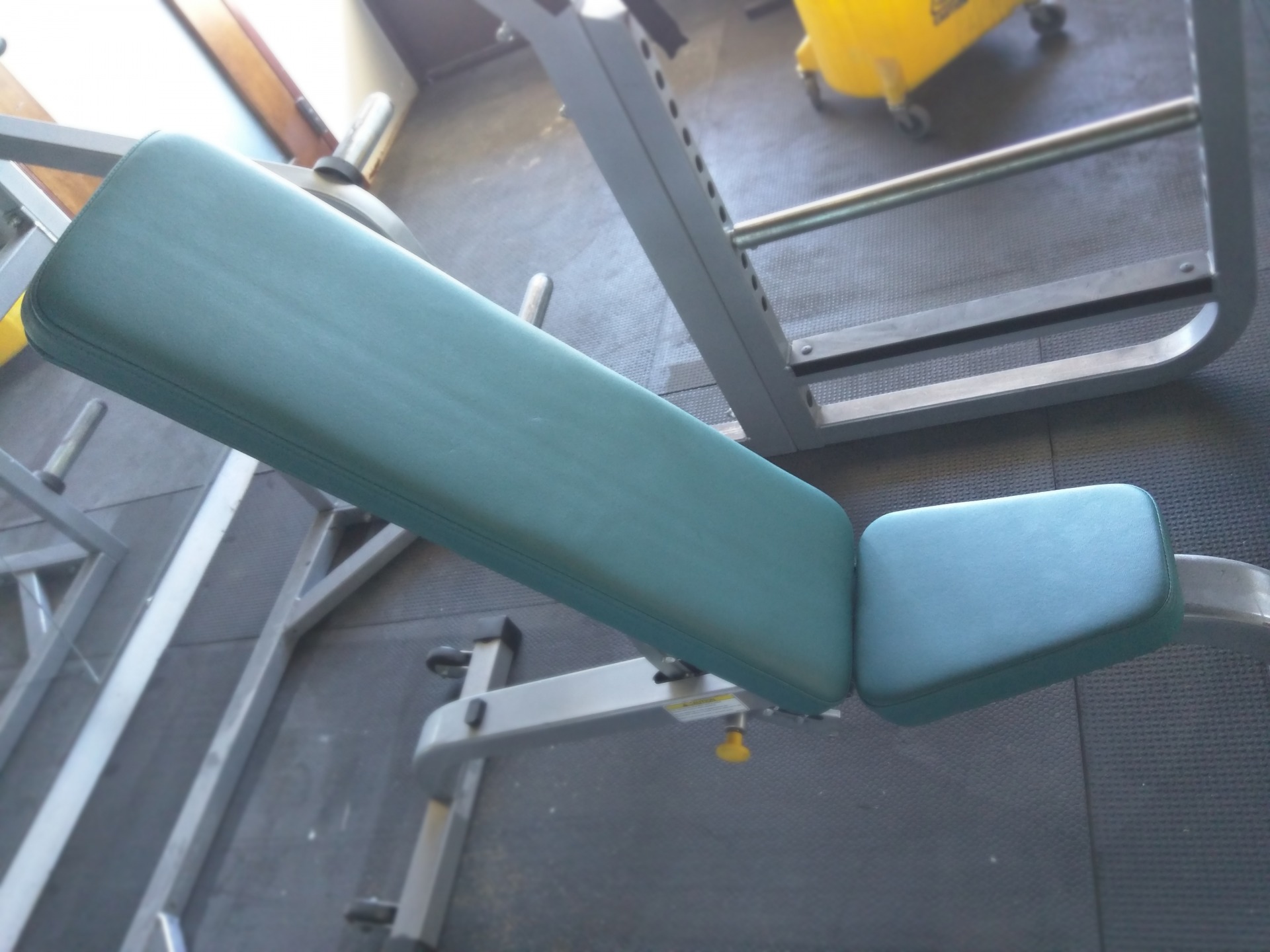 Cybex Adjustable Incline Bench Fitness Equipment Reupholstered in BoltaSport Olympus Grotto