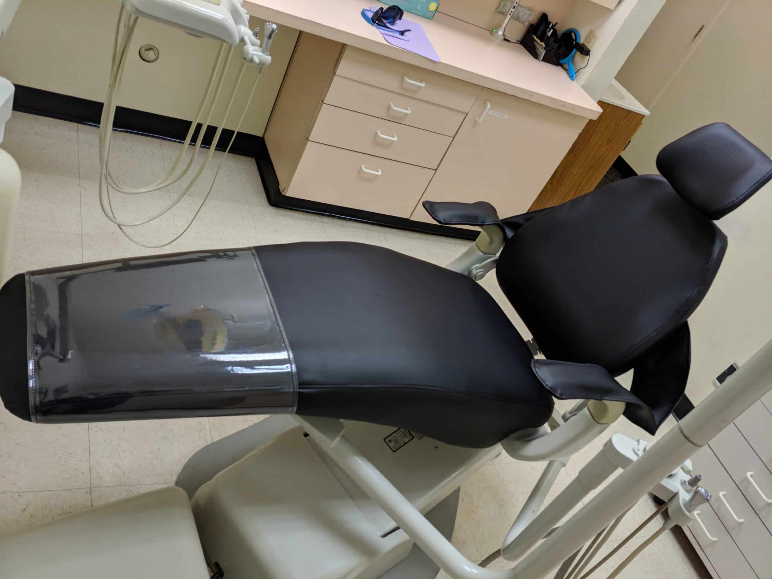 Dental Chair Cover at Dental Office in Arvada, CO