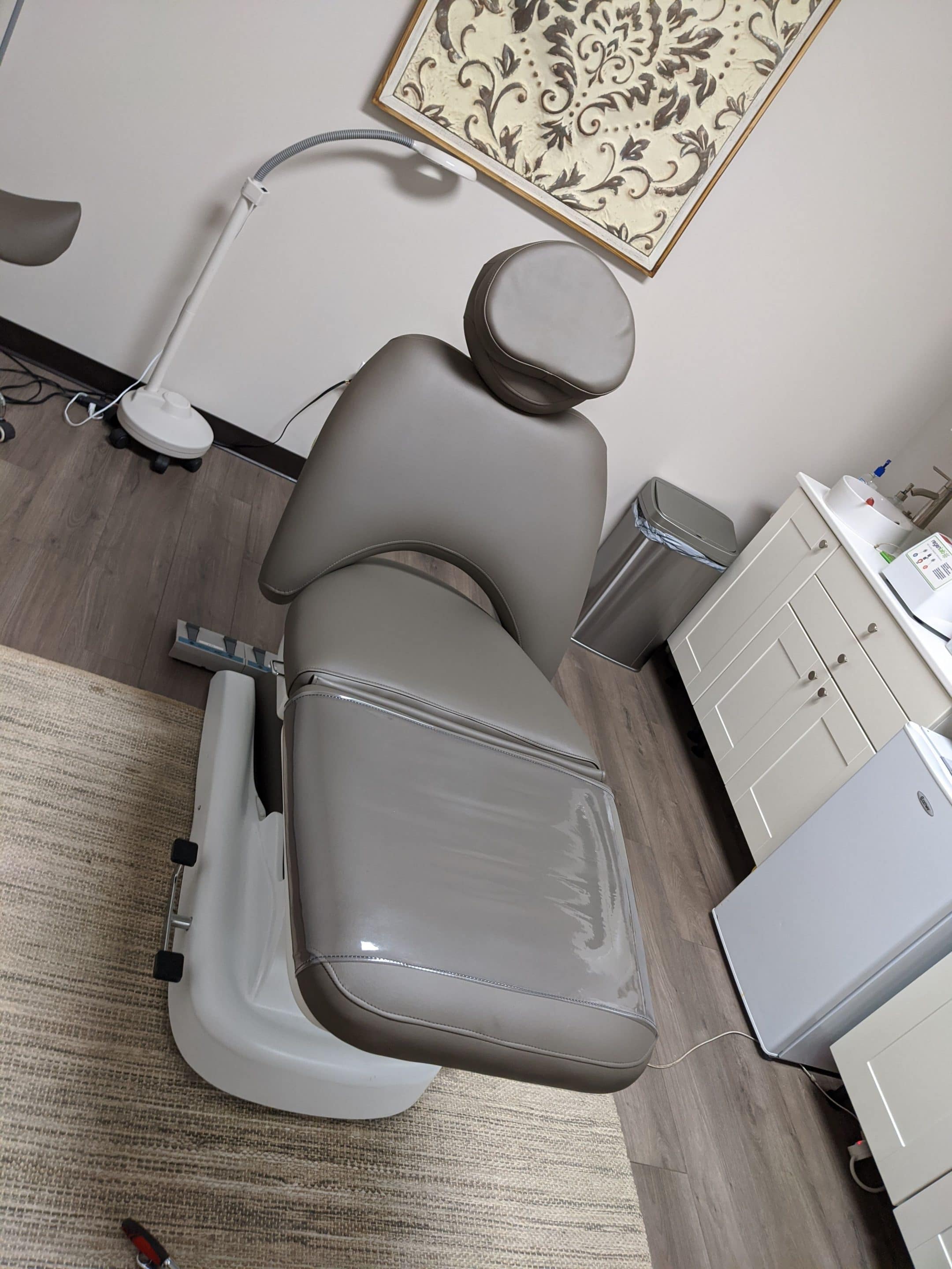 Exam Table Upholstery Gunmetal Durable Olympus Onsite Service Healthcare Upholstery
